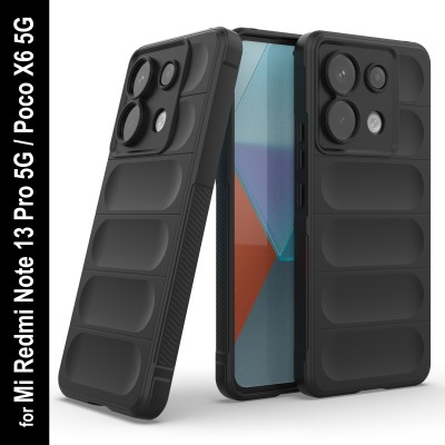 Zapcase Back Cover for Mi Redmi Note 13 Pro 5G(Black, 3D Case, Silicon, Pack of: 1)