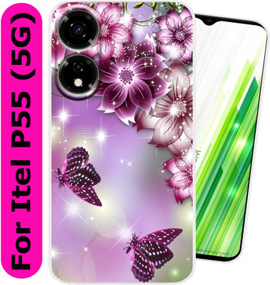 Hostprint Back Cover for Itel P55 5G(Transparent, Flexible, Silicon, Pack of: 1)