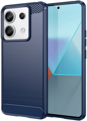 SkyTree Back Cover for Redmi Note 13 Pro 5G(Blue, Grip Case, Silicon, Pack of: 1)
