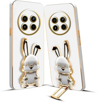 SYOTT Back Cover for REDMI Note 14 Pro 5G(White, Gold, Cases with Holder, Pack of: 1)