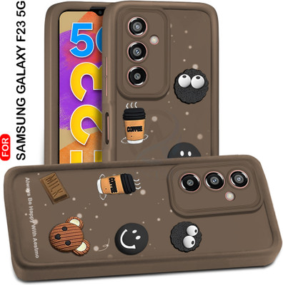 AESTMO Back Cover for Samsung Galaxy F23 5G(Brown, 3D Case, Silicon, Pack of: 1)
