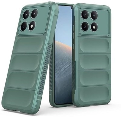 KWINE CASE Back Cover for Poco X6 Pro(Green, Matte Finish, Silicon, Pack of: 1)