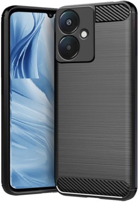 Coverage Back Cover for Mi REDMI 13c 5G / Poco M6 5G(Black, Dual Protection, Silicon, Pack of: 1)