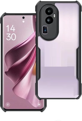 Lustree Back Cover for Oppo Reno 10 Pro Plus 5G Transparent Hybrid Hard PC Impact Resistant Case(Transparent, Shock Proof, Silicon, Pack of: 1)