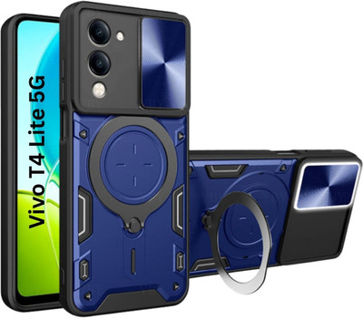 Flipkart SmartBuy Back Cover for Vivo T4 Lite 5G(Blue, Rugged Armor, Pack of: 1)