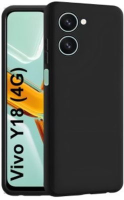 aadhvik Back Cover for iQOO Z9 Lite 5G, Vivo Y28S 5G, Vivo T3 Lite 5G, Vivo Y18 4G, Vivo Y18e 4G, Vivo Y28e(Black, Camera Bump Protector, Silicon, Pack of: 1)