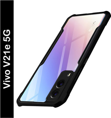 ADI Creations Back Cover for Vivo V21e 5G(Black, Camera Bump Protector, Pack of: 1)