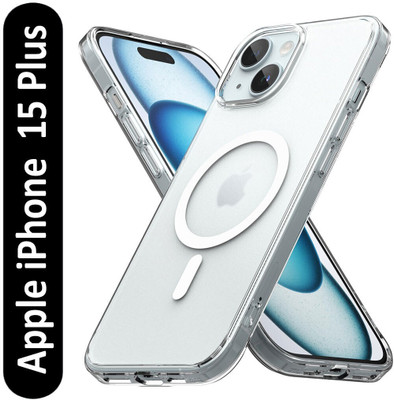 Infinite Case Back Cover for Apple iPhone 15 Plus(Transparent, Magsafe, Pack of: 1)