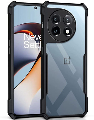 Fastship Front & Back Case for OnePlus 11R 5G(Black, Camera Bump Protector, Pack of: 1)