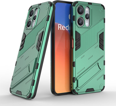 Mobile Mart Back Cover for REDMI 12 (4G), REDMI 12 (5G), POCO M6 PRO (5G)(Green, Camera Bump Protector, Pack of: 1)
