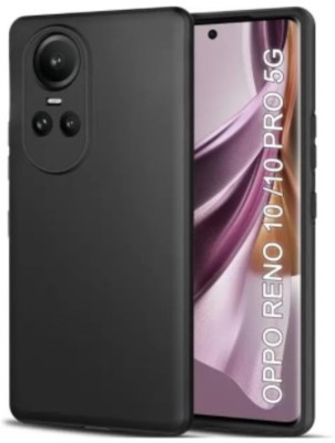 Sarju Bumper Case for Oppo Reno 10 5G, Oppo Reno 10 Pro 5G(Black, Flexible, Pack of: 1)