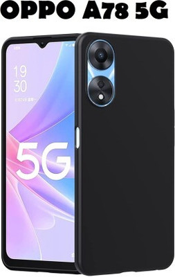 filbay Pouch for OPPO A78 5G(Black, Matte Finish, Silicon, Pack of: 1)