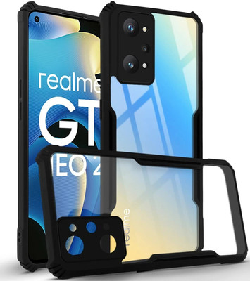 ROADWAY Back Cover for Realme Gt Neo2 5G Transprent(Black, Shock Proof, Pack of: 1)