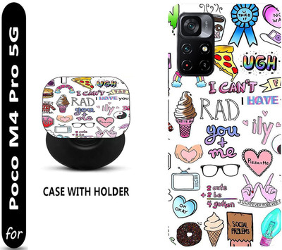 Hello Case Back Cover for POCO M4 Pro 5G(Multicolor, Cases with Holder, Pack of: 1)