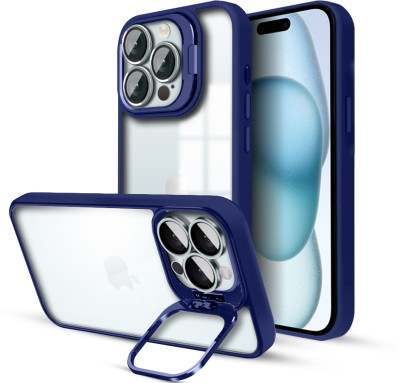 KARWAN Back Cover for iPhone 14 Pro(Blue, Stand, Pack of: 1)