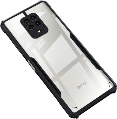 GLOBAL NOMAD Back Cover for Mi Redmi Note 10 Lite/Mi Redmi Note 9 Pro/Mi Redmi Pro Max/Poco M2 Pro(Black, Shock Proof, Pack of: 1)