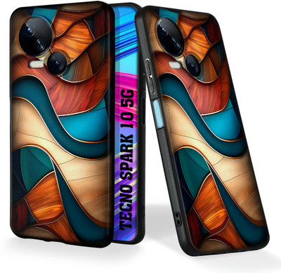 CLASSYPRINT Back Cover for Tecno Spark 10 5G(Black)