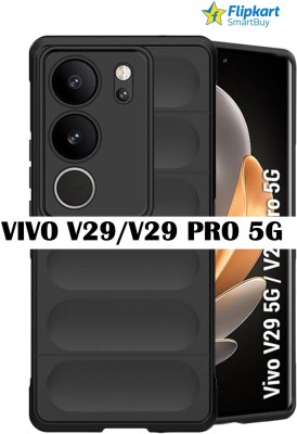 Flipkart SmartBuy Back Cover for vivo V29 Pro 5G, vivo V29 5G(Black, Grip Case, Silicon, Pack of: 1)