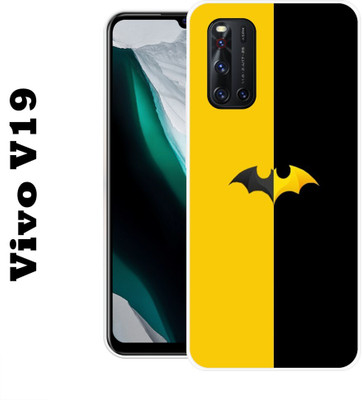 satyman Back Cover for Vivo V19(Multicolor, Dual Protection, Silicon, Pack of: 1)
