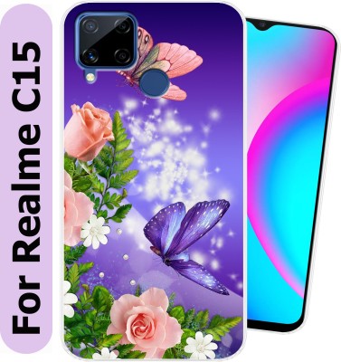 Tokito Back Cover for Realme C15(Transparent, Flexible, Silicon, Pack of: 1)