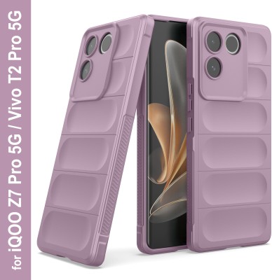 Zapcase Back Cover for Vivo T2 Pro 5G(Purple, 3D Case, Silicon, Pack of: 1)