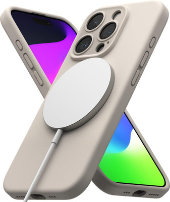 Ringke Back Cover for Apple iPhone 15 Pro(Beige, Pack of: 1)