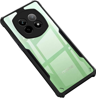 Micvir Back Cover for realme P2 Pro 5G(Transparent, Black, Shock Proof, Pack of: 1)