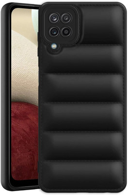 CASEHYP Back Cover for Samsung Galaxy M12(Black, Puffer, Silicon, Pack of: 1)