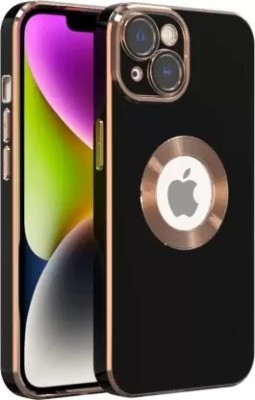 Dallao Back Cover for Apple I Phone 14 Luxurious Colored CD Chrome Designer Case(Black, Shock Proof, Silicon, Pack of: 1)