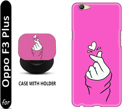 My Swag Back Cover for Oppo F3 Plus(Multicolor, Cases with Holder, Pack of: 1)