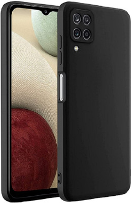 ZAMN Back Cover for SAMSUNG GALAXY F12 4G(Black, Silicon, Pack of: 1)