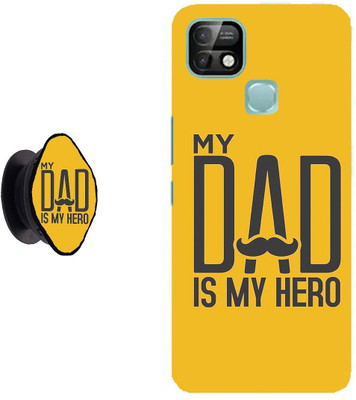 Hello Case Back Cover for Infinix Smart 5 Pro(Black, Yellow)