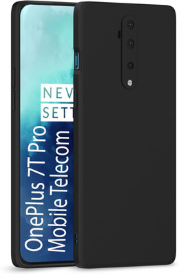 Outlier Back Cover for OnePlus 7T Pro(Black, Silicon)