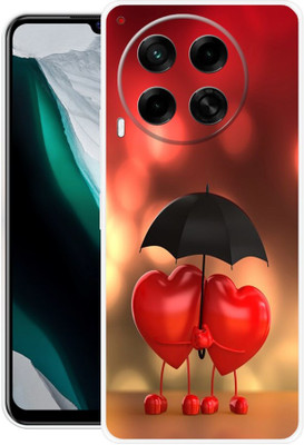 DIKRO Back Cover for Tecno Camon 30 5G(Red, Flexible, Silicon, Pack of: 1)