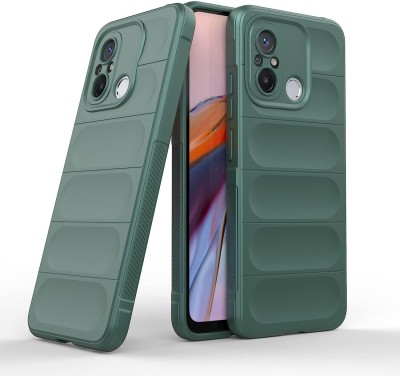 WOW Imagine Back Cover for Mi Redmi 12C, POCO C55(Green, 3D Case, Silicon, Pack of: 1)