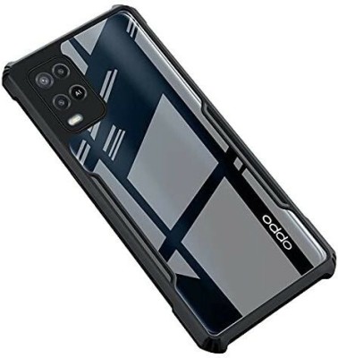 Mobile Case Cover Front & Back Case for Oppo A54(Black, Transparent, Shock Proof, Pack of: 1)