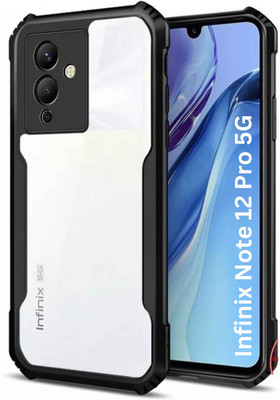 KWINE CASE Back Cover for Infinix Note 12 Pro 5G(Black, Grip Case)