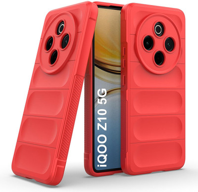 Casotec Back Cover for iQOO Z10 5G, vivo T4 5G, Vivo Y300 Pro 5G, Vivo Y300 Pro Plus 5G(Red, Silicon, Pack of: 1)