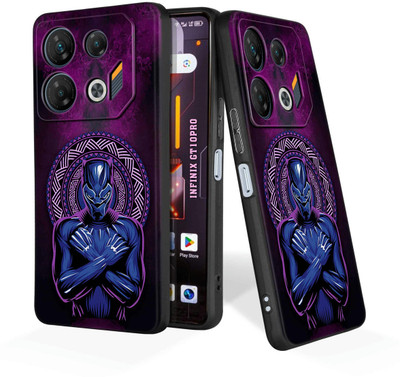 printwhiz Back Cover for Infinix GT 10 Pro(Black)