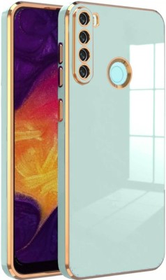 SYOTT Back Cover for mi Redmi Note 8(Green, Gold, Camera Bump Protector, Silicon, Pack of: 1)