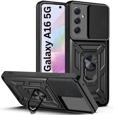 Fablue Back Cover for Samsung Galaxy A16 5G(Black, Rugged Armor, Pack of: 1)