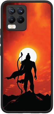 leeon Back Cover for Realme 8 Pro, Lord Rama(Black, Dual Protection, Pack of: 1)