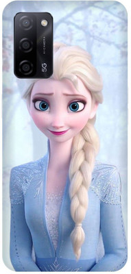 play fast Back Cover for OPPO A53s 5G, CPH2321, BARBIE, DOLL, LIZARD, CUTE, LOVELY, GIRL(Blue, Hard Case, Pack of: 1)