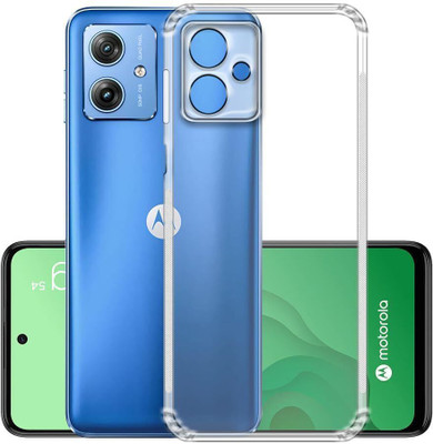 icusto Back Cover for MOTOROLA Moto G54 5G, MOTOROLA g64 5G(Transparent, Dual Protection, Silicon, Pack of: 1)