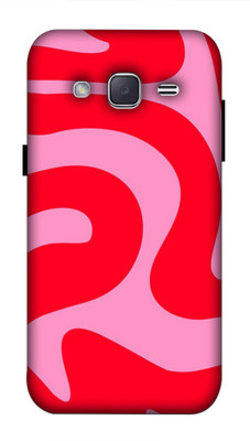 NDCOM Back Cover for Samsung Galaxy J2 2015 Red Retro Pattern(Multicolor, Hard Case, Pack of: 1)