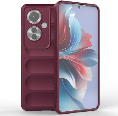 Newlike Back Cover for Oppo F25 Pro 5G Hybrid Shockproof Durable Liquid Silicone Case(Maroon, Shock Proof, Silicon, Pack of: 1)