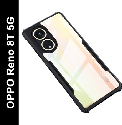 CEDO XPRO Back Cover for Oppo Reno8T 5G(Black, Dual Protection, Pack of: 1)