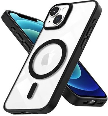 LAMIYANA Back Cover for Apple Iphone 13(Black, Shock Proof, Pack of: 1)