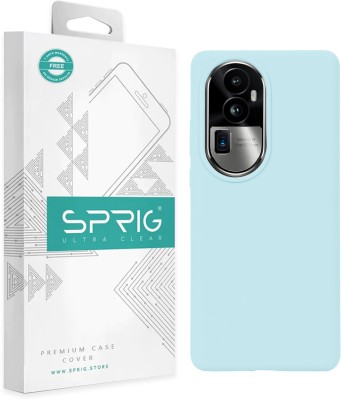 Sprig Liquid Silicone Back Cover for Oppo Reno10 Pro+ 5G, Reno 10 Pro Plus 5G, Reno 10 Pro Plus(Blue, Microfiber Lining, Silicon, Pack of: 1)