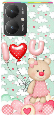 play fast Back Cover for POCO M6 5G, MZB0FQQIN, TEDDY, BEAR, DOLL, CARTOON, ART(Pink, Hard Case, Pack of: 1)